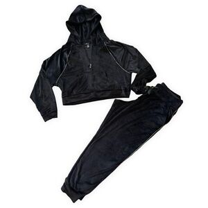 Victoria's Secret Black Velour Set